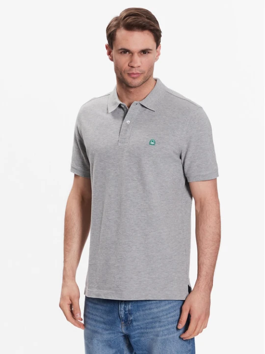 Zdjęcie produktu United Colors Of Benetton Polo 3089J3179 Szary Regular Fit