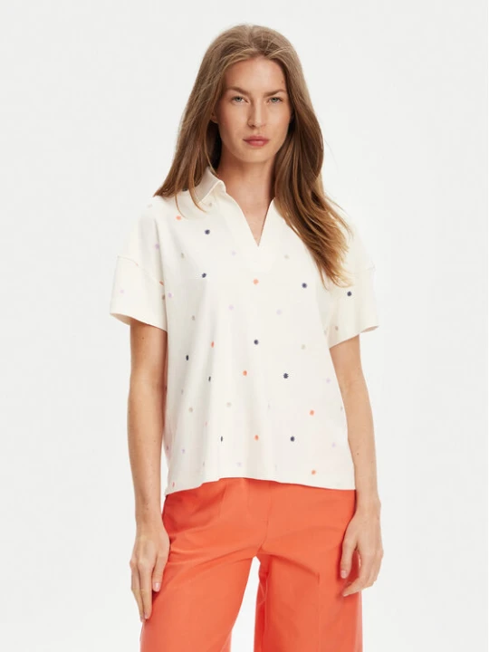 Zdjęcie produktu United Colors Of Benetton Polo 36QJD300X Beżowy Regular Fit
