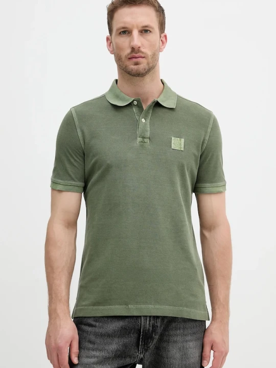 Zdjęcie produktu United Colors of Benetton polo bawełniane zielony