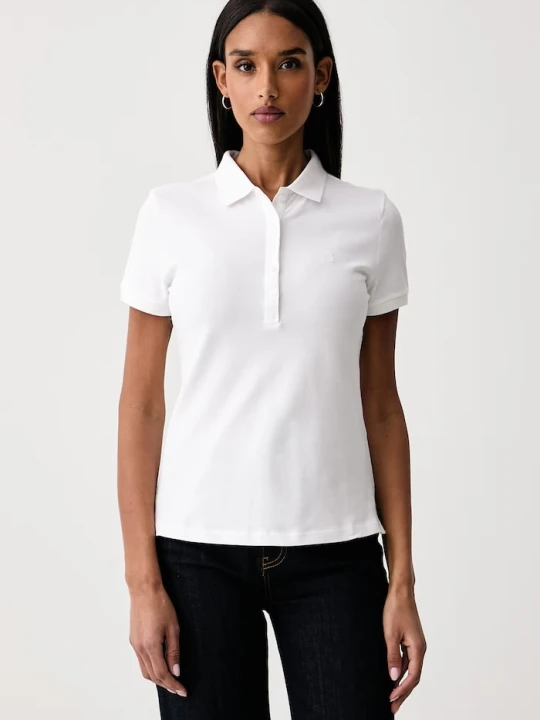 Zdjęcie produktu United Colors of Benetton polo damskie bawełniane z elastanem