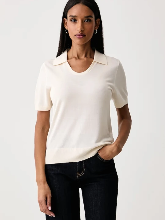 Zdjęcie produktu United Colors of Benetton polo damskie z lyocellem