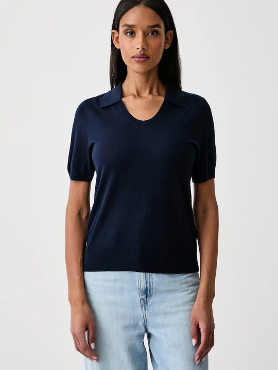 Zdjęcie produktu United Colors of Benetton polo damskie z lyocellem