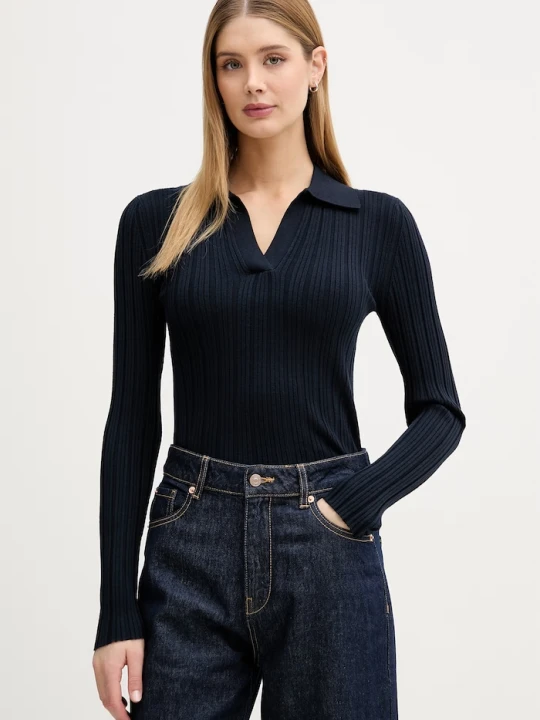 Zdjęcie produktu United Colors of Benetton polo damskie z wiskozy