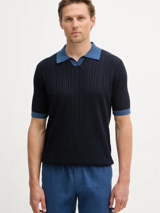 Zdjęcie produktu United Colors of Benetton polo męskie bawełniane