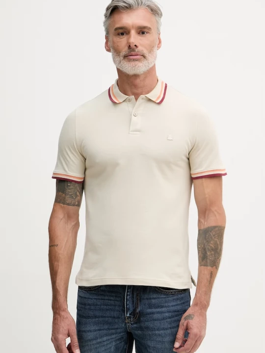 Zdjęcie produktu United Colors of Benetton polo męskie bawełniane z elastanem