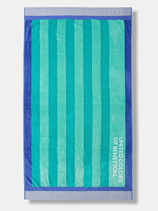 Zdjęcie produktu United Colors of Benetton ręcznik bawełniany turkusowy