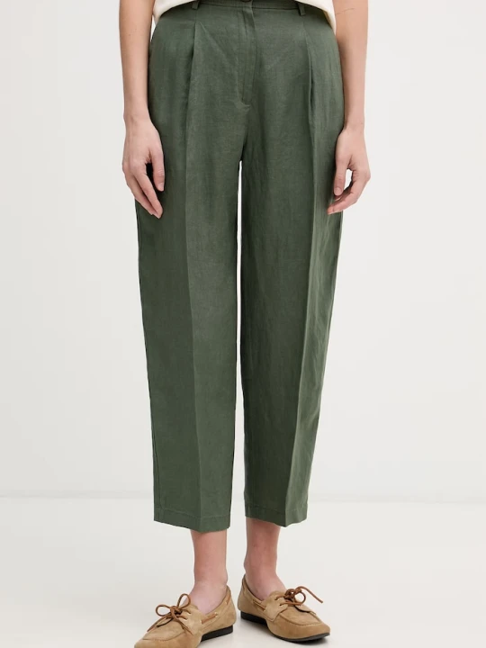 Zdjęcie produktu United Colors of Benetton spodnie damskie lniane