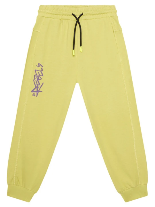 Zdjęcie produktu United Colors Of Benetton Spodnie dresowe 33NVCF06D Zielony Regular Fit