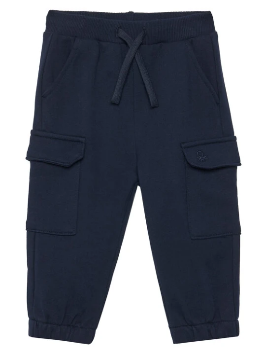 Zdjęcie produktu United Colors Of Benetton Spodnie dresowe 3UNIGF045 Granatowy Regular Fit