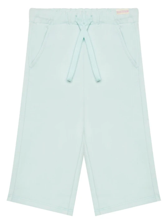 Zdjęcie produktu United Colors Of Benetton Spodnie dresowe 3UNIGF04P Zielony Wide Leg