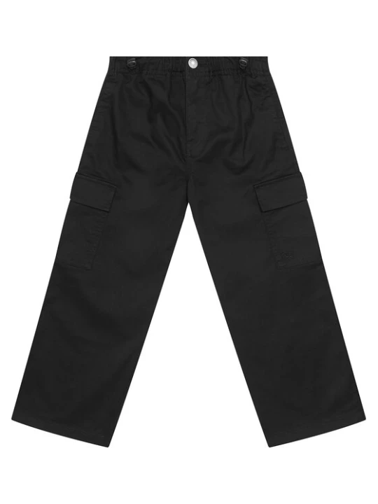 Zdjęcie produktu United Colors Of Benetton Spodnie materiałowe 4XZXCF04I Czarny Loose Fit