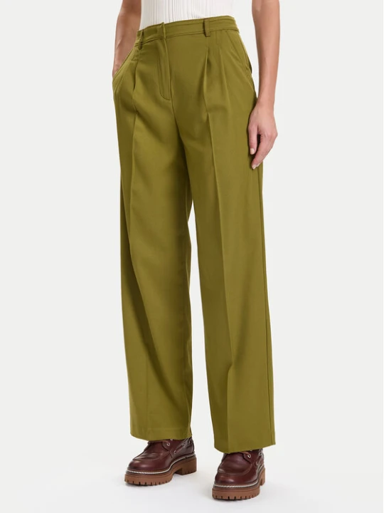 Zdjęcie produktu United Colors Of Benetton Spodnie palazzo 4YVXDF09R Zielony Regular Fit