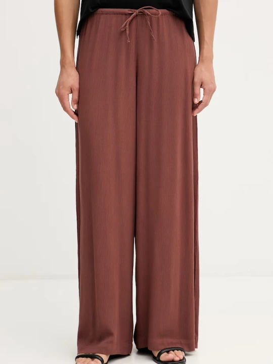 Zdjęcie produktu United Colors of Benetton spodnie wide leg damskie z wiskozy