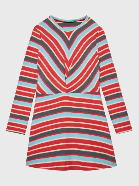 Zdjęcie produktu United Colors Of Benetton Sukienka codzienna 3FVTCV008 Czerwony Regular Fit