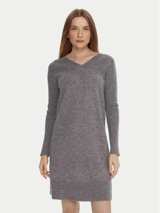 Zdjęcie produktu United Colors Of Benetton Sukienka dzianinowa 1044DV02C Szary Relaxed Fit