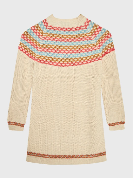 Zdjęcie produktu United Colors Of Benetton Sukienka dzianinowa 1176HV002 Beżowy Regular Fit