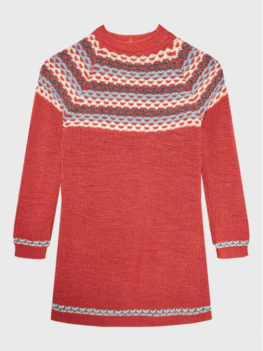 Zdjęcie produktu United Colors Of Benetton Sukienka dzianinowa 1176HV002 Różowy Regular Fit