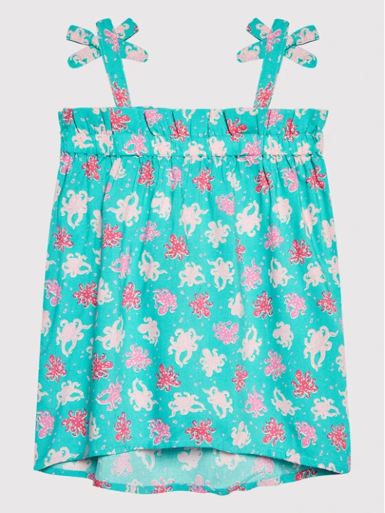 Zdjęcie produktu United Colors Of Benetton Sukienka letnia 42BQ0V003 Niebieski Regular Fit