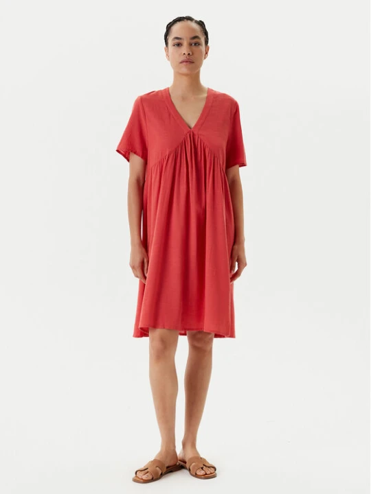 Zdjęcie produktu United Colors Of Benetton Sukienka letnia 4PQNDV0BS Czerwony Relaxed Fit