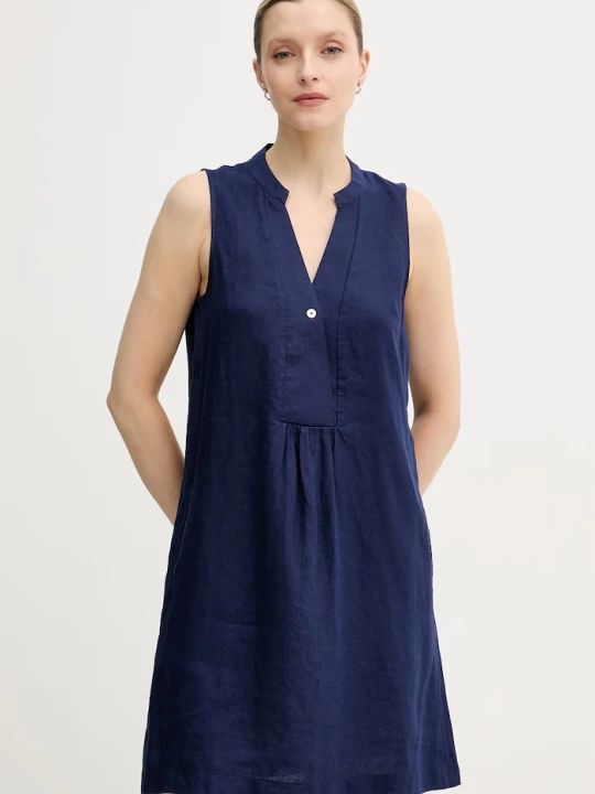 Zdjęcie produktu United Colors of Benetton sukienka letnia lniana
