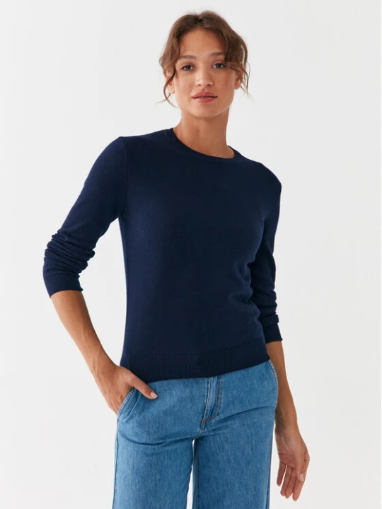 Zdjęcie produktu United Colors Of Benetton Sweter 1002D1K01 Granatowy Regular Fit