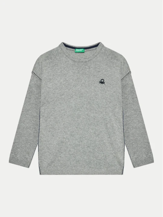 Zdjęcie produktu United Colors Of Benetton Sweter 1041H1025 Szary Regular Fit