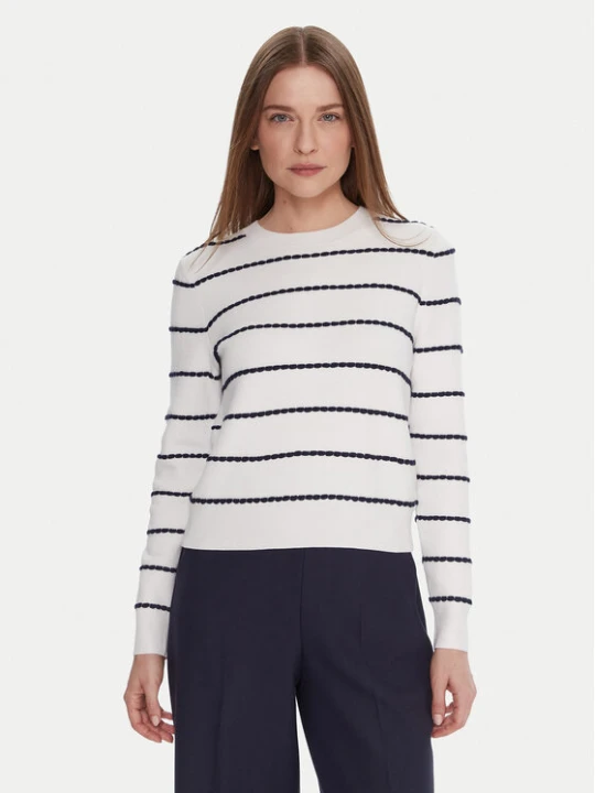 Zdjęcie produktu United Colors Of Benetton Sweter 104ME10EB Beżowy Regular Fit