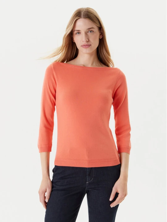 Zdjęcie produktu United Colors Of Benetton Sweter 1091D1M09 Pomarańczowy Regular Fit