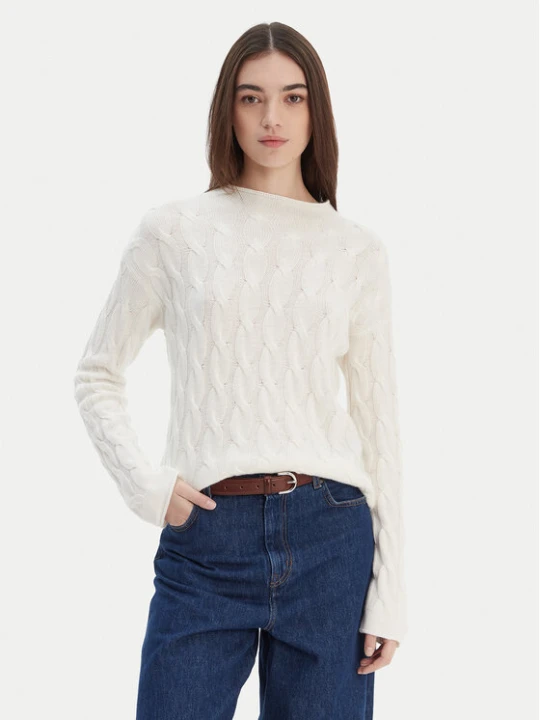 Zdjęcie produktu United Colors Of Benetton Sweter 1335D2467 Biały Regular Fit
