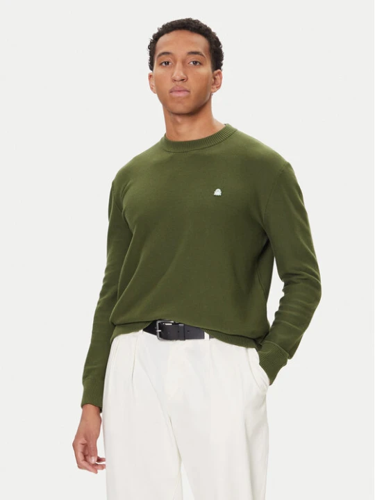 Zdjęcie produktu United Colors Of Benetton Sweter 1V4KU10AF Zielony Regular Fit