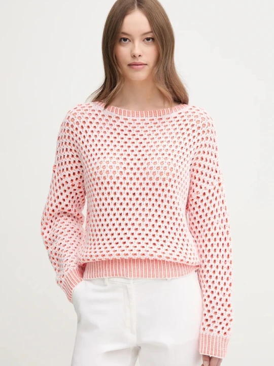Zdjęcie produktu United Colors of Benetton sweter pomarańczowy