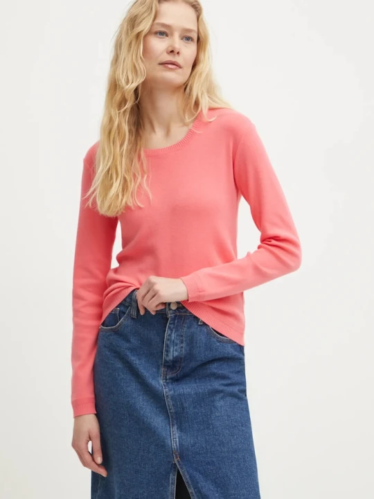 Zdjęcie produktu United Colors of Benetton sweter damski bawełniany