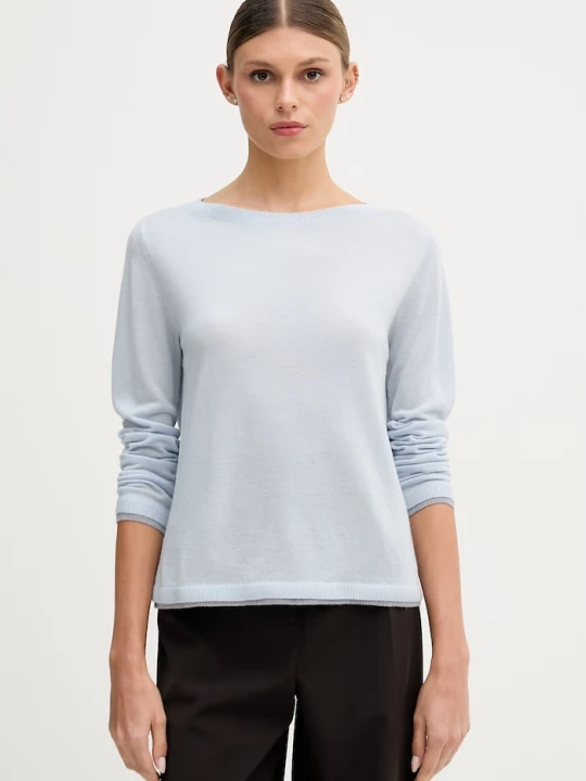 Zdjęcie produktu United Colors of Benetton sweter damski wełniany niebieski