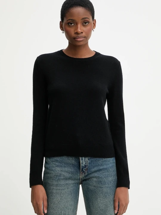 Zdjęcie produktu United Colors of Benetton sweter kaszmirowy czarny