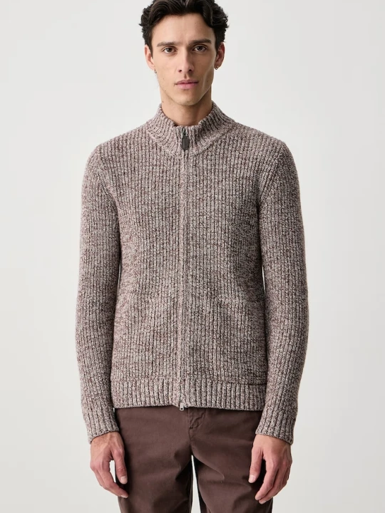 Zdjęcie produktu United Colors of Benetton sweter rozpinany męski z wełną