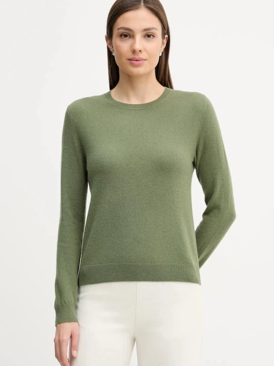 Zdjęcie produktu United Colors of Benetton sweter wełniany zielony