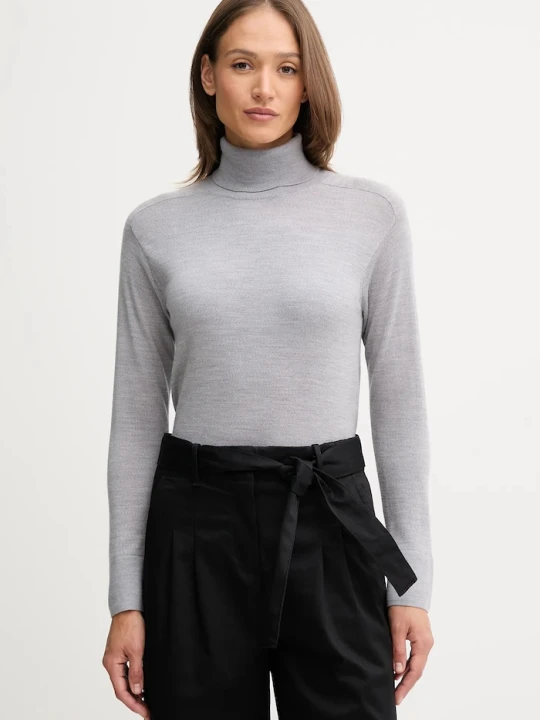 Zdjęcie produktu United Colors of Benetton sweter wełniany szary