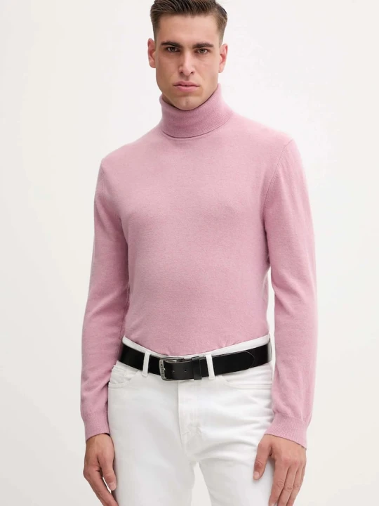 Zdjęcie produktu United Colors of Benetton sweter wełniany różowy