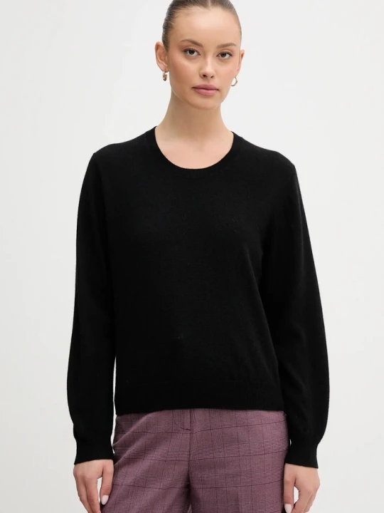Zdjęcie produktu United Colors of Benetton sweter wełniany czarny