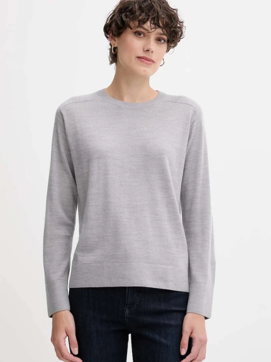 Zdjęcie produktu United Colors of Benetton sweter wełniany szary