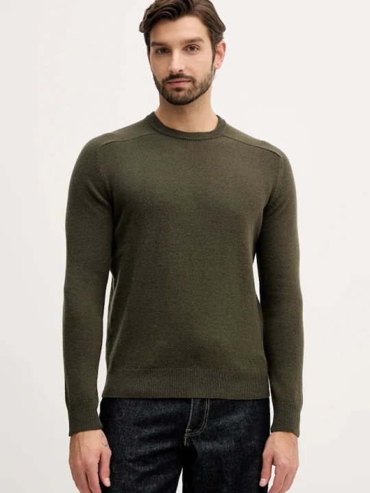 Zdjęcie produktu United Colors of Benetton sweter wełniany zielony