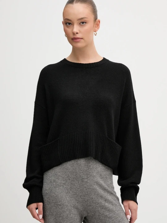 Zdjęcie produktu United Colors of Benetton sweter z dodatkiem wełny czarny