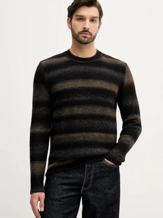 Zdjęcie produktu United Colors of Benetton sweter z dodatkiem wełny czarny