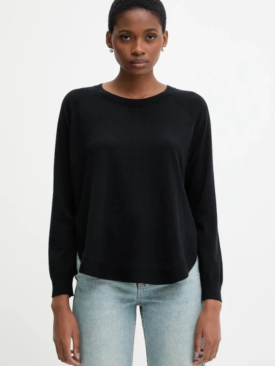 Zdjęcie produktu United Colors of Benetton sweter z dodatkiem wełny czarny