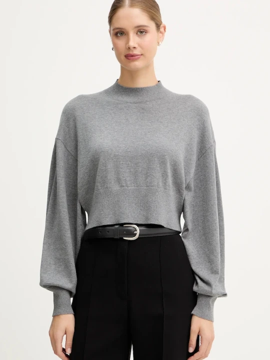 Zdjęcie produktu United Colors of Benetton sweter z dodatkiem wełny szary