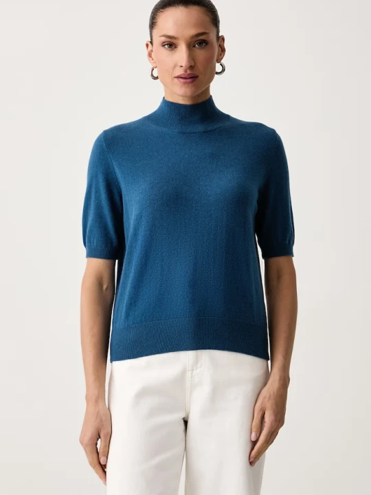 Zdjęcie produktu United Colors of Benetton sweter z krótkim rękawem damski z wełną