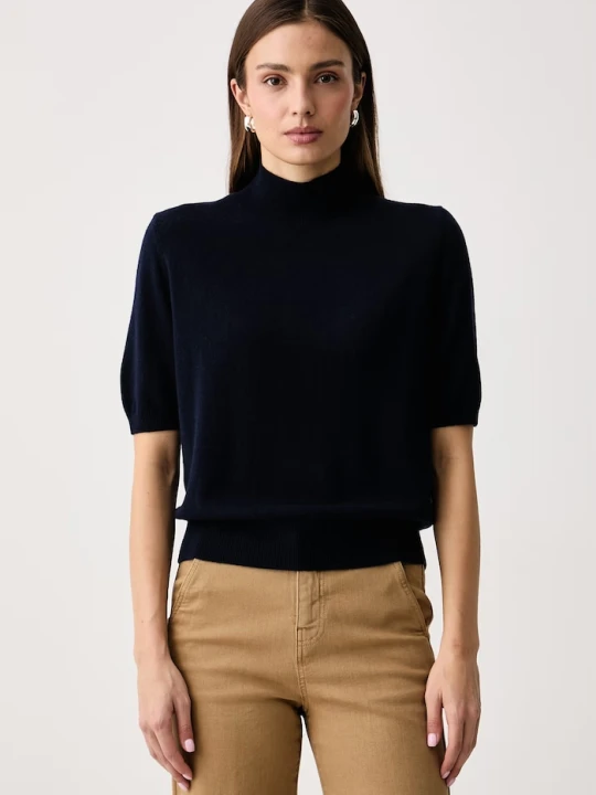 Zdjęcie produktu United Colors of Benetton sweter z krótkim rękawem damski z wełną