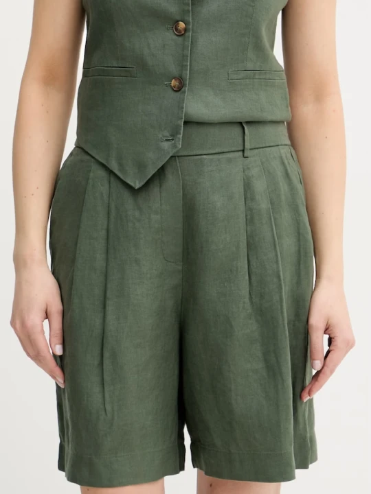 Zdjęcie produktu United Colors of Benetton szorty damskie lniane