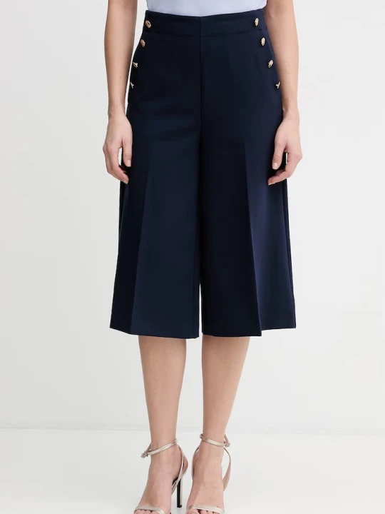 Zdjęcie produktu United Colors of Benetton szorty eleganckie damskie granatowy