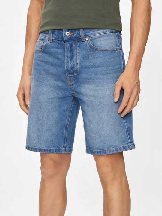 Zdjęcie produktu United Colors Of Benetton Szorty jeansowe 4IPCU900K Niebieski Slim Fit
